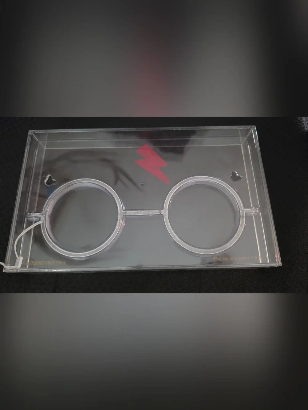 Warner Bros. Harry Potter Lightning Bolt Scar and Glasses USB LED Neon Light Box
